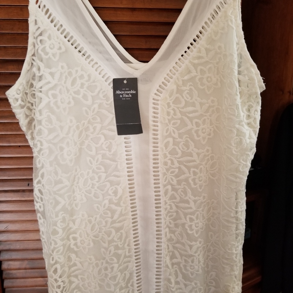NWT Abercrombie & Fitch White Dress